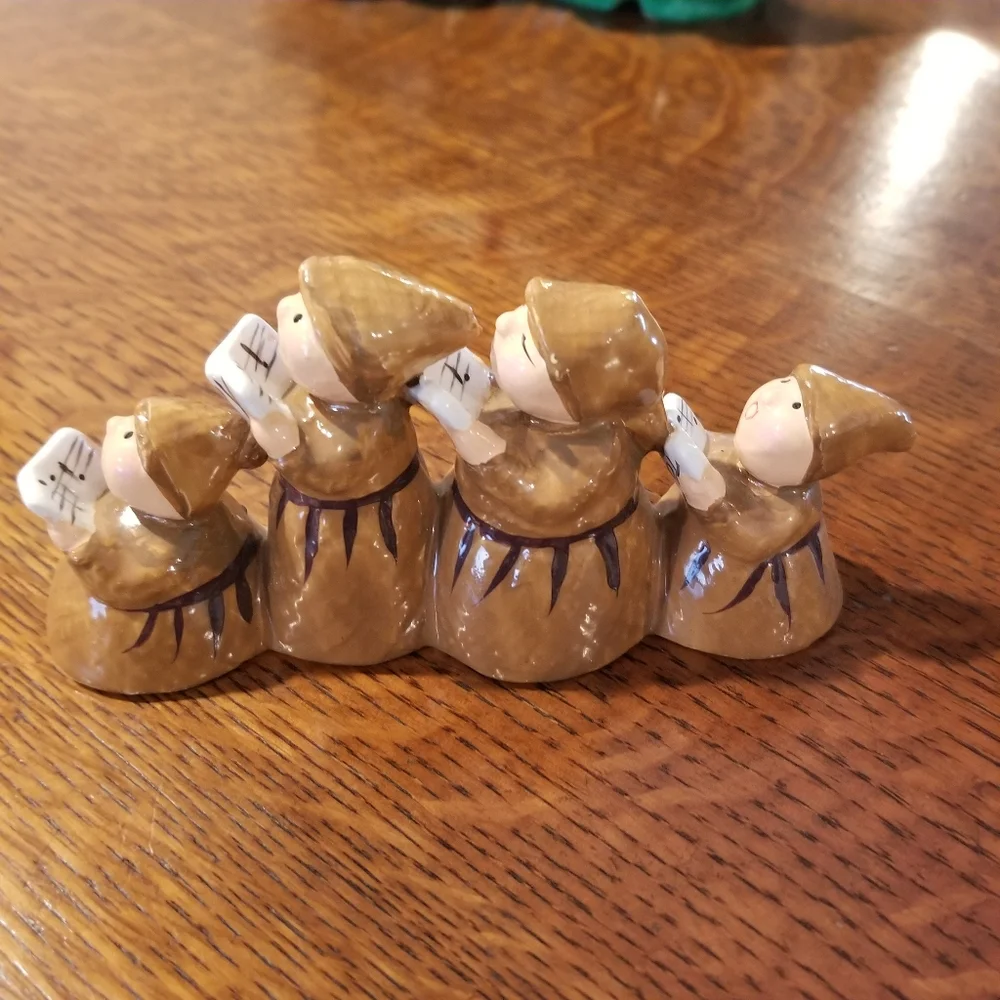 2/$14 Department 56 Snow Village Monks-A-Caroling